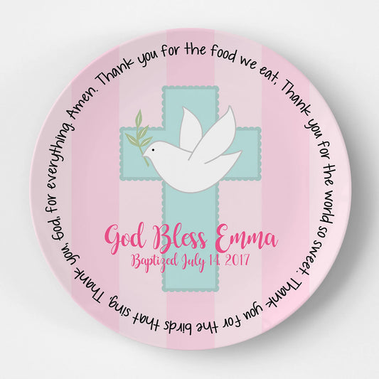 Cross Girl Grace Plate