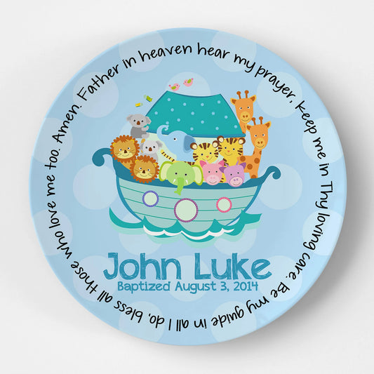Noah's Ark Boy Grace Plate
