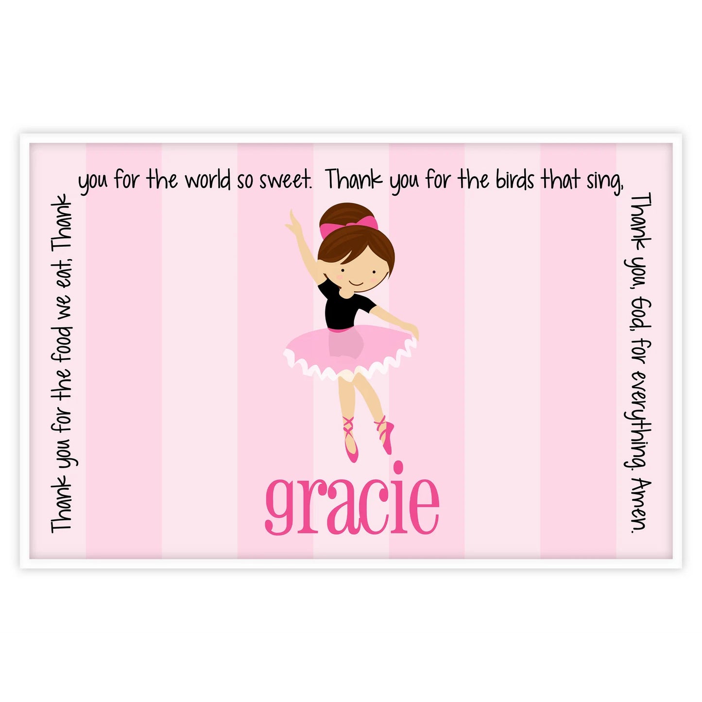 Ballerina Grace Placemat