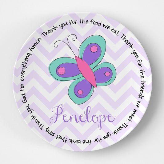 Butterfly Purple Grace Plate