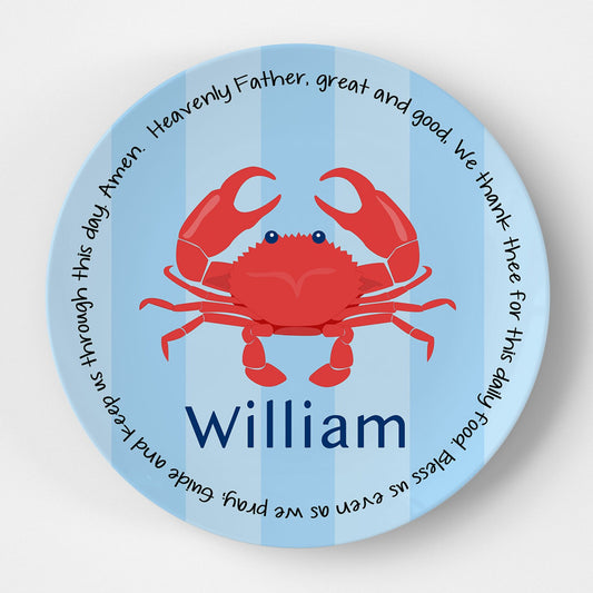 Crab Red Grace Plate