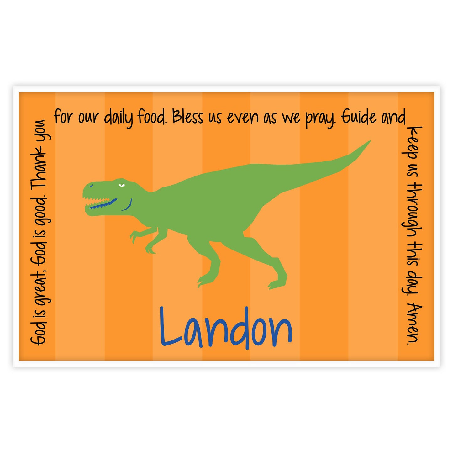 Dinosaur Boy Grace Placemat
