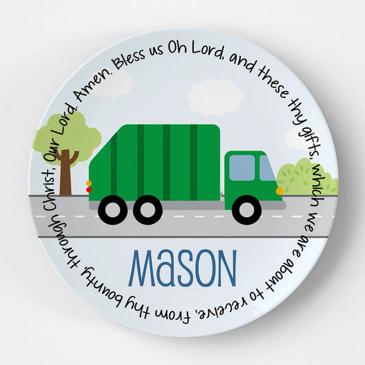 Garbage Truck Grace Plate