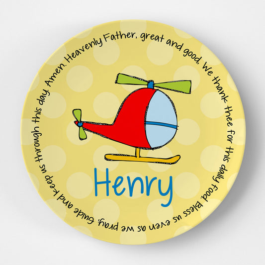 Helicopter Grace Plate