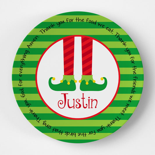 Elf Feet Green Grace Plate