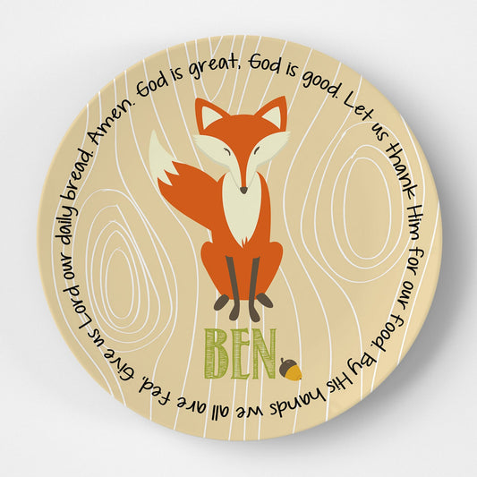 Woodland Fox Grace Plate