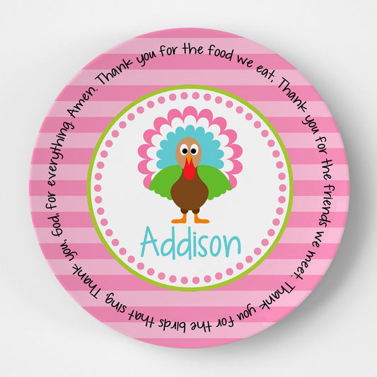 Turkey Girl Grace Plate