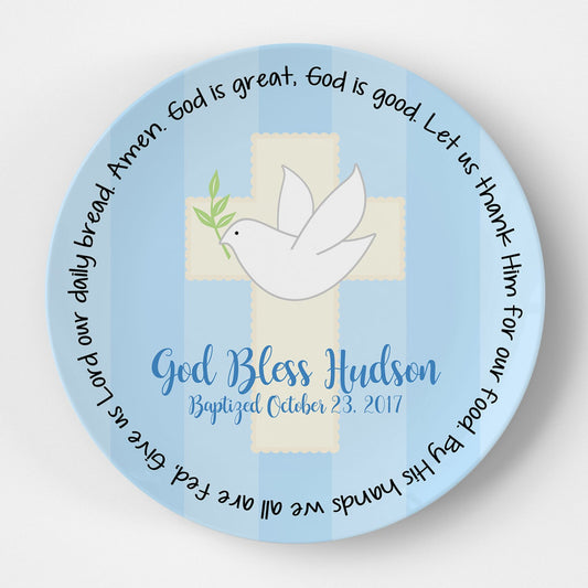 Cross Boy Grace Plate