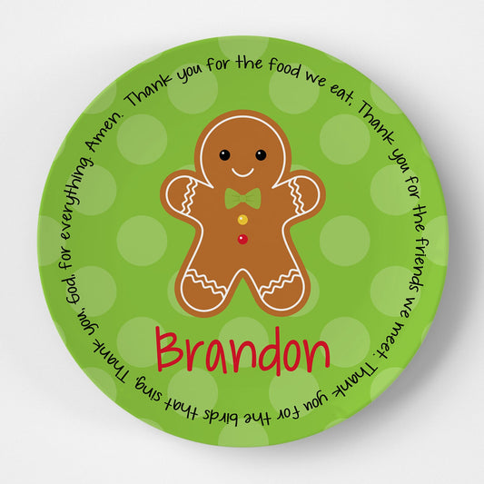 Gingerbread Boy Grace Plate
