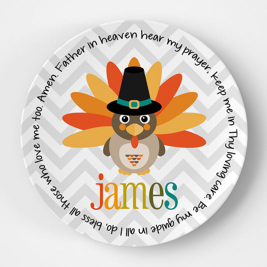 Turkey Pilgrim Grace Plate