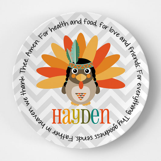 Turkey Indian Grace Plate