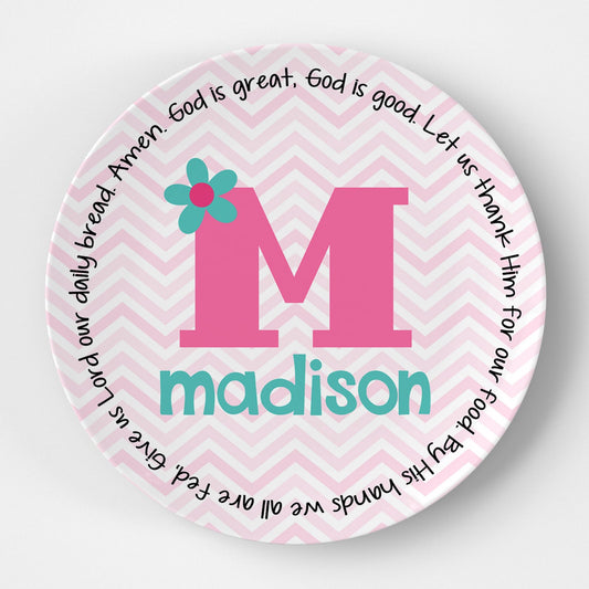 Monogram Girl Grace Plate