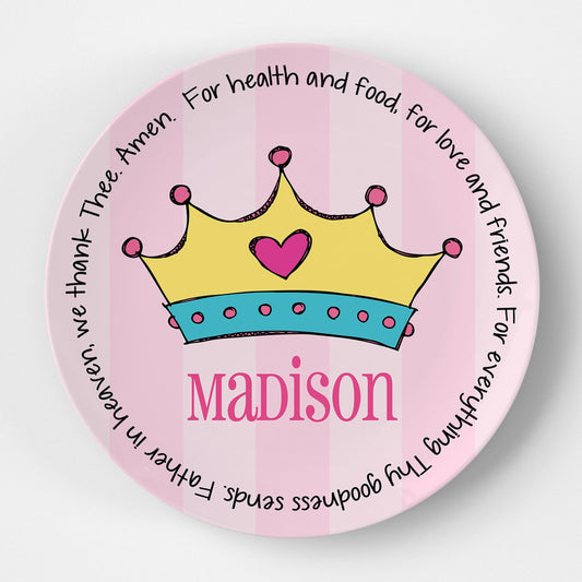 Princess Crown Grace Plate
