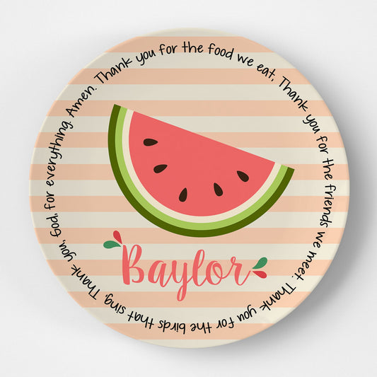 Watermelon Grace Plate