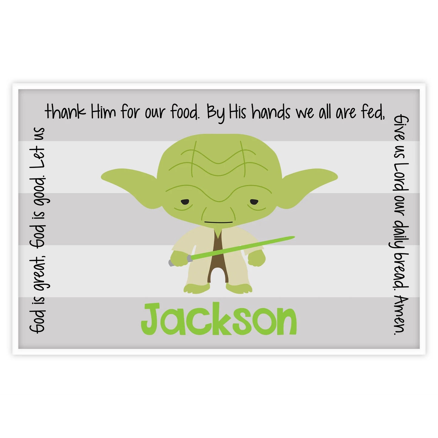 Star Wars Yoda Grace Placemat