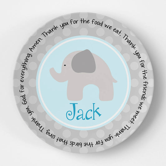 Elephant Boy Grace Plate