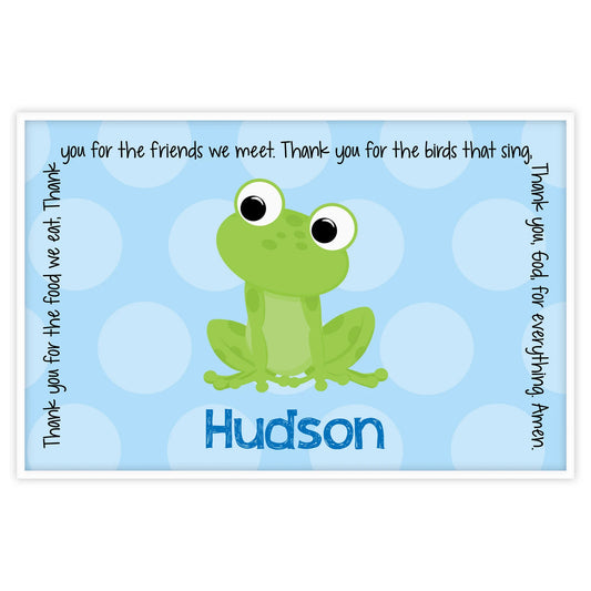 Frog Boy Grace Placemat