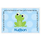 Frog Boy Grace Placemat
