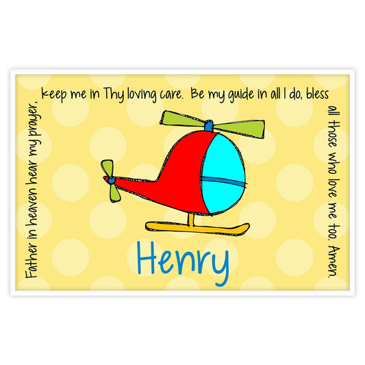 Helicopter Grace Placemat
