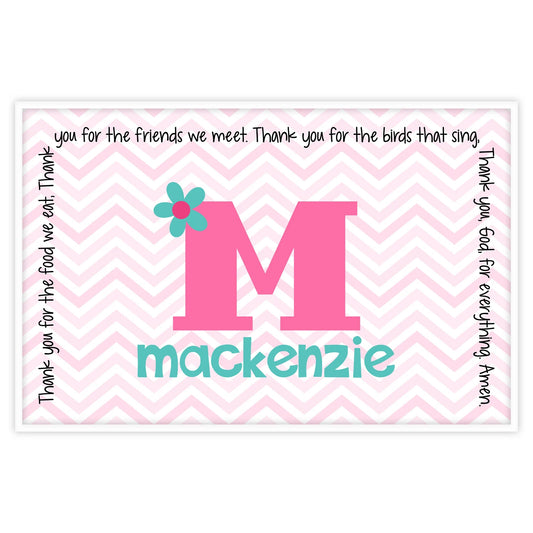 Monogram Grace Placemat