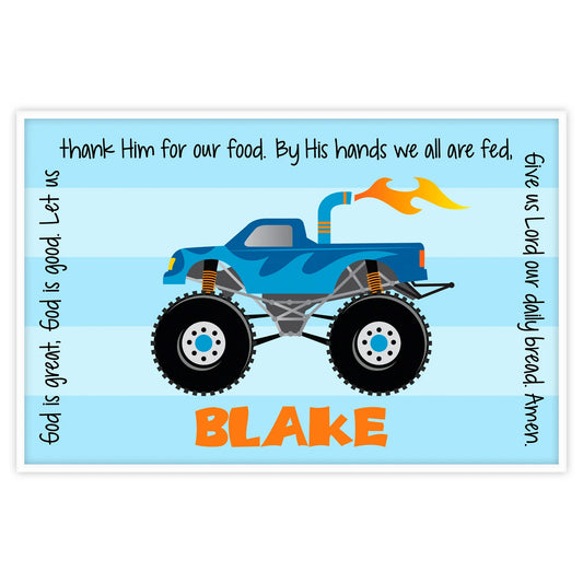 Monster Truck Grace Placemat