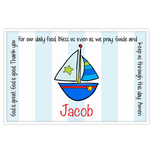 Sailboat Grace Placemat