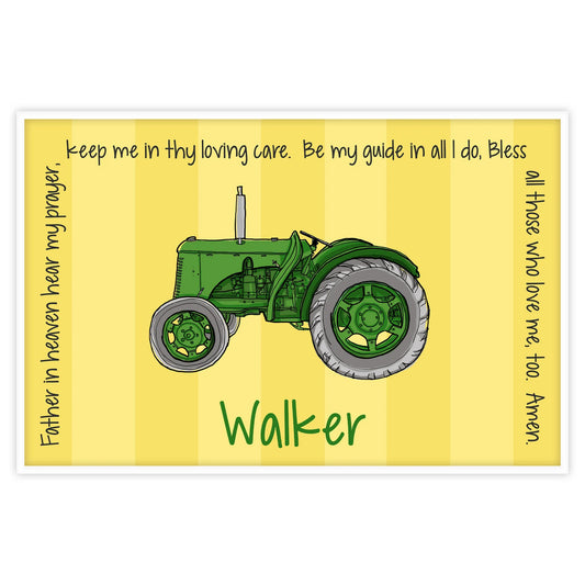 Tractor Green Grace Placemat