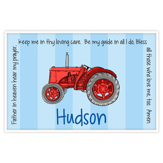 Tractor Red Grace Placemat