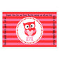 Valentine's Day Owl Personalized Grace Placemat